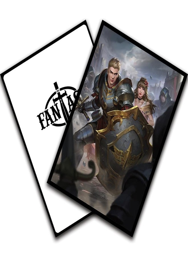 Fantasy North - Surrounded - 100 Smooth Matte TCG Card Sleeves - Fits Magic MTG Commander Pokemon and Other Card Games - Playing Card Sleeves - Image 4